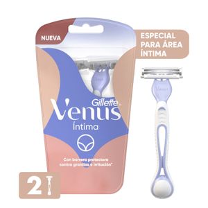 Maquina de afeitar venus intima desechable (2 Unidades)