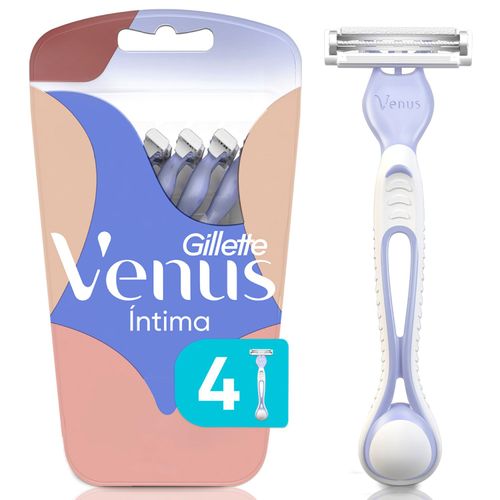 Máquina de afeitar para mujer zona intima (4 unidades)