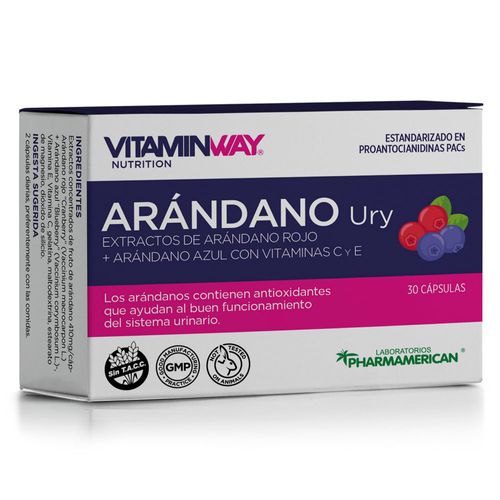 Suplemento dietario arándano ury estuche (30 cápsulas)