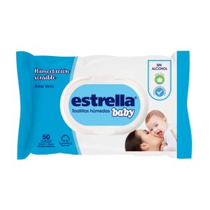 Toallitas húmedas humectación sensible (50 unidades)