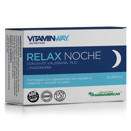 Suplemento dietario relax noche (20 cápsulas)
