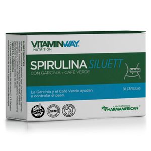 Suplemento dietario spirulina siluett (30 cápsulas)
