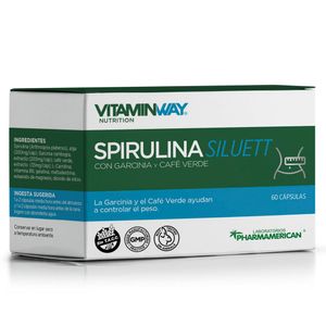 Suplemento dietario spirulina siluett (60 cápsulas)