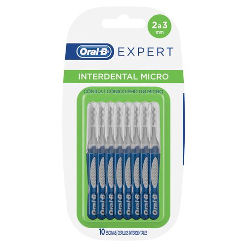 Cepillo dental - micro cepillos interndentales expert (10 Unidades)