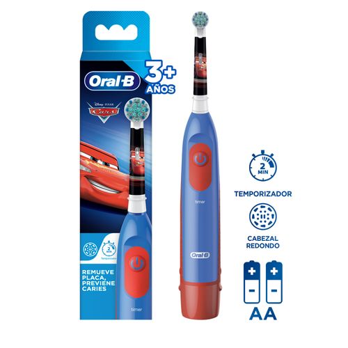 Cepillo dental eléctrico de baterías  disney pixar cars (1 Unidad)