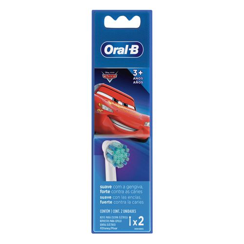 Cabezales de rto para cepillo dental eléctrico disney cars (2 unidades)