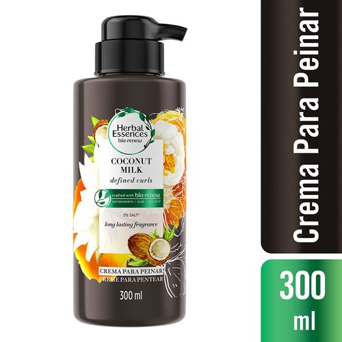 Crema para peinar bío:renew coconut milk 300 ml