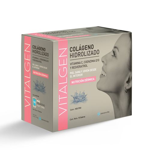 Colageno hidrolizado sabor neutro 12 gr (15 sobres)
