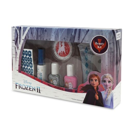 Frozen beuty(2 esmaltes+lip gloss+decorador uñas+balsamo lab)