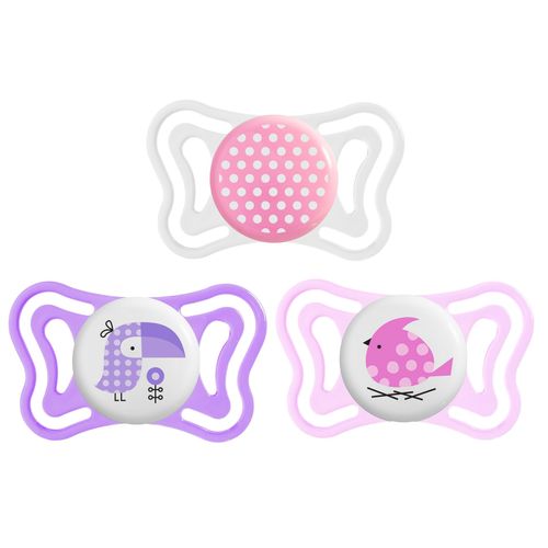 Chupete physio light girl 2 a 6 meses 2 unidades