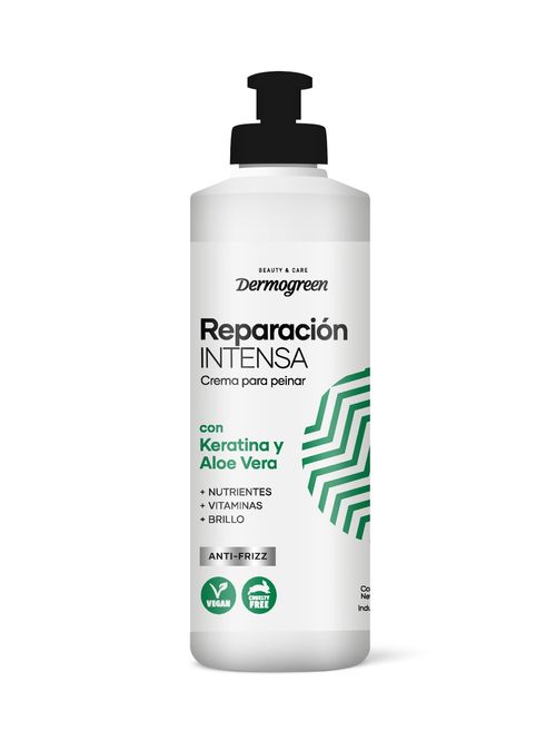 Crema de peinar reparacion intensa con keratina y aloe 300 ml