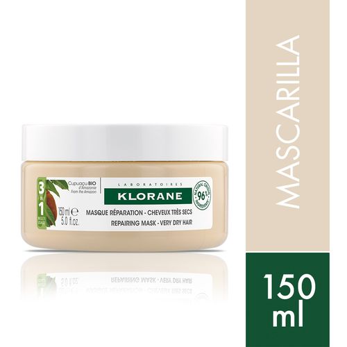 Mascarilla nutritiva 3en1 cupuacu cabello seco y dañado 150 ml