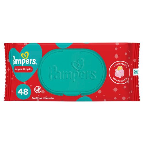 Toallas húmedas siempre limpio (48 unidades)