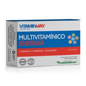 Suplemento nutricional multivitamínico energía (30 cápsulas)