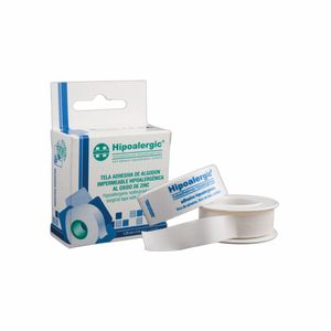 Cinta adhesiva impermeable de algodón 1.25cm x 4m (1 rollo)