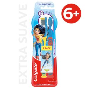 Cepillo de dientes smiles batman/wonder woman 2u