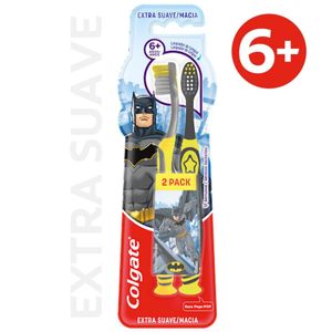 Cepillo de dientes smiles batman/wonder woman 2u