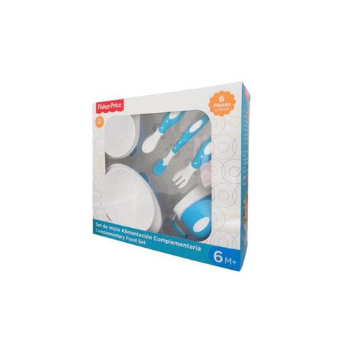 Set de alimentacion baby azul (6 piezas)