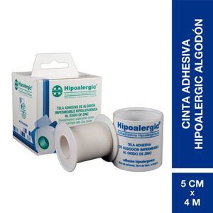 Cinta adhesiva impermeable de algodón  5cm x 4m (1 rollo)