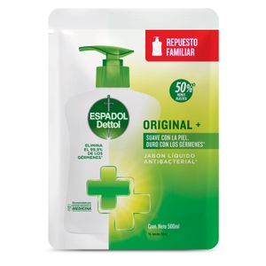Jabón liquido antibacterial original repuesto 500 ml