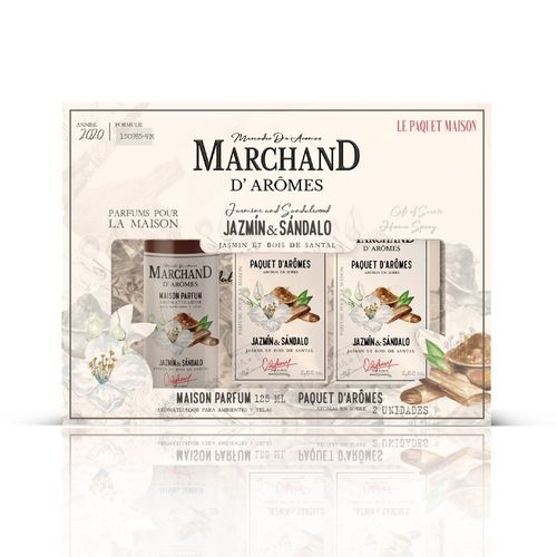 Pack maison jazmin & sandalo (home spray + 2 sobres)