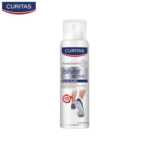 Desodorante para pies silver active 72 horas de protección