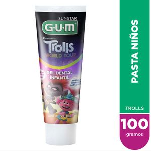 Pasta dental kids trolls 100 gr