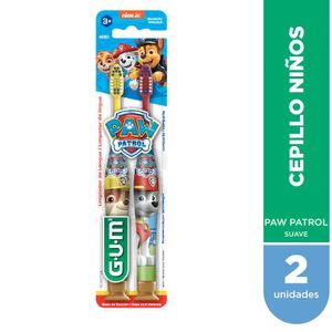 Cepillo dental suave paw patrol