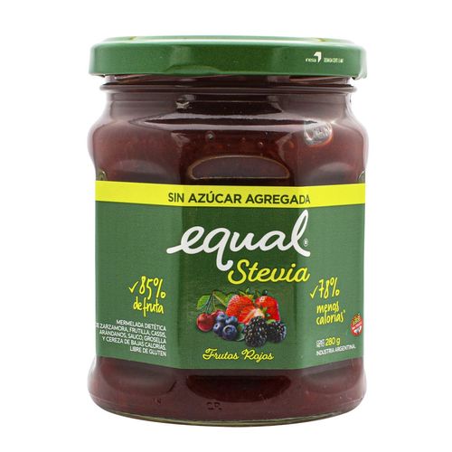Mermelada stevia frutos rojos 280 gr