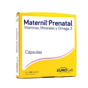 Suplemento nutricional prenatal (64 cápsulas)