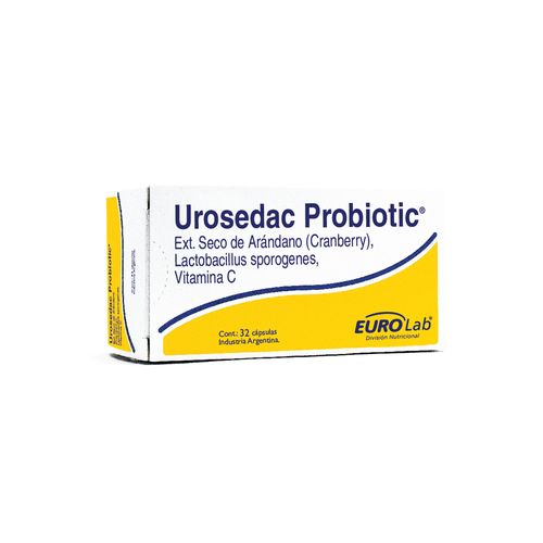 Urosedac probiotic por 32 cápsulas