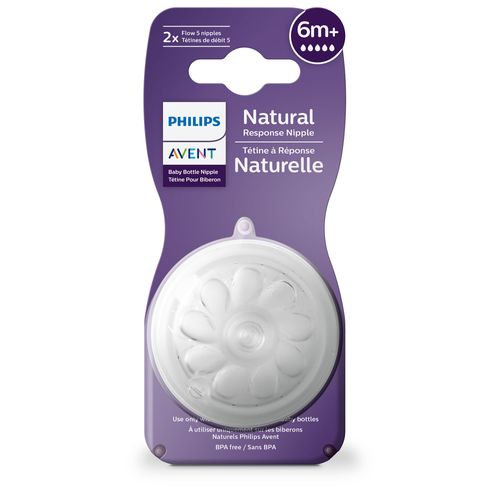 Tetina natural response de flujo variable x 2 (6+ meses)