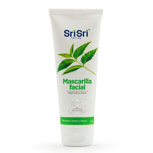 Mascarilla facial con neem de la india 100gr