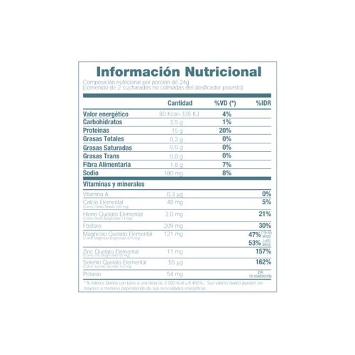 Proteina vegana sabor frutilla 506 gr