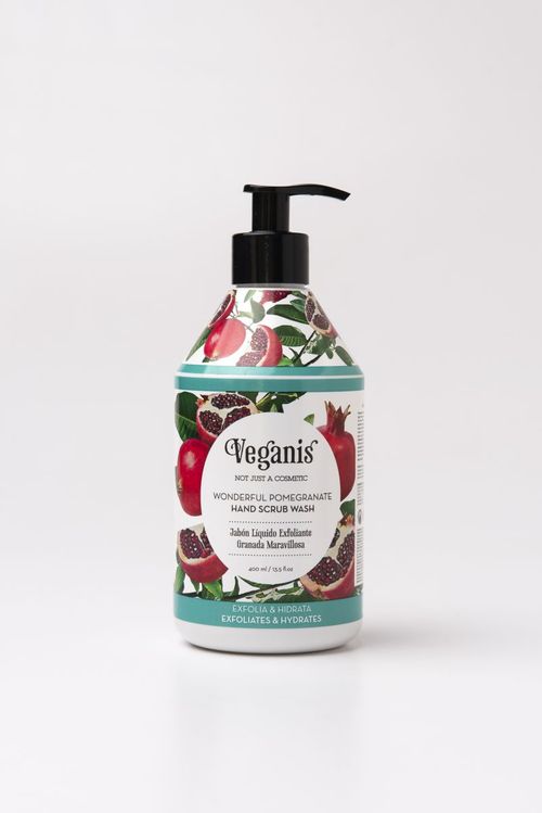 Jabón líquido exfoliante granada 400 ml
