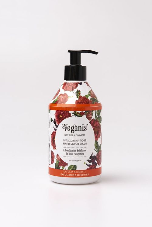 Jabon liquido exfoliante rosa 400 ml