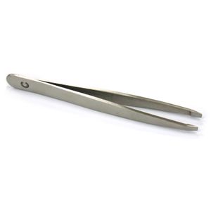 Pinza satinada 9 cm punta chata