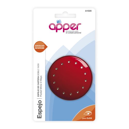 Espejo doble para cartera