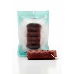 Esponja corporal roja 6 olas con arcillas francesa