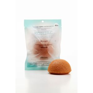 Esponja facial con arcilla amarilla