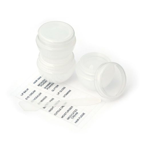 Set de envases cosméticos para viaje