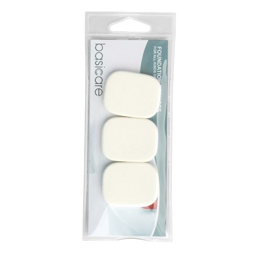 Esponja maquillaje rectangular (3 unidades)