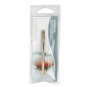 Pinza 1/2 cuchilla dorada 8.5cm punta inclinada