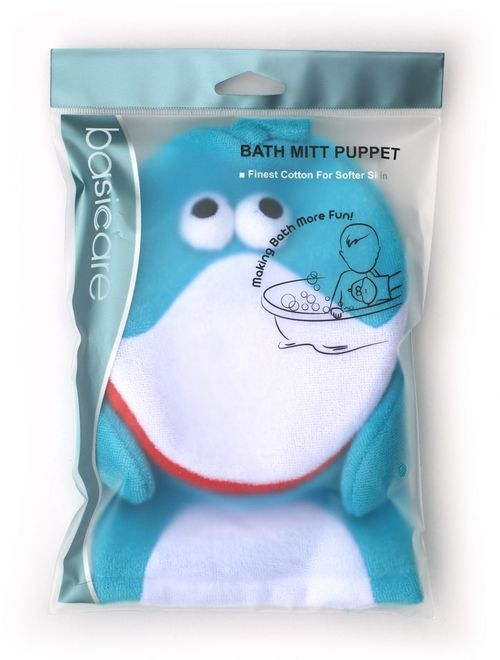 Manopla de baño para niños (delfin)