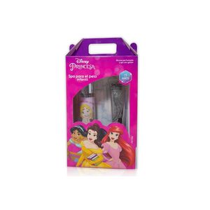 Spa para pelo princesas (bruma perfumada + gel con glitter)