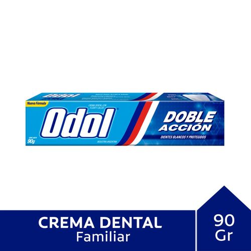 Pasta dental doble accion 90 grs
