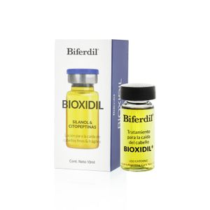 Ampolla Bioxidil con Citopeptinas para la caída del cabello fino y frágil