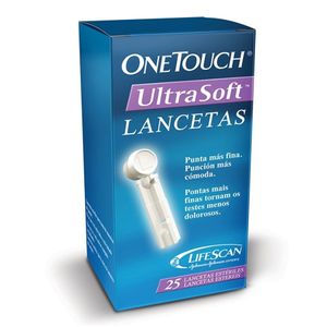 Lancetas ultra soft (25 unidades)