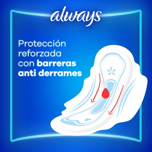Toallas femeninas xtra doble protección seca (16 unidades)