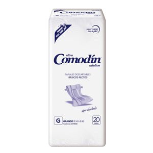 Pañal adulto basico G ( 20 unidades)